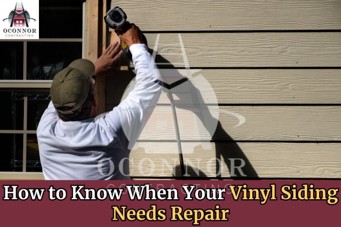 How to Know When Your Vinyl Siding Needs Repair